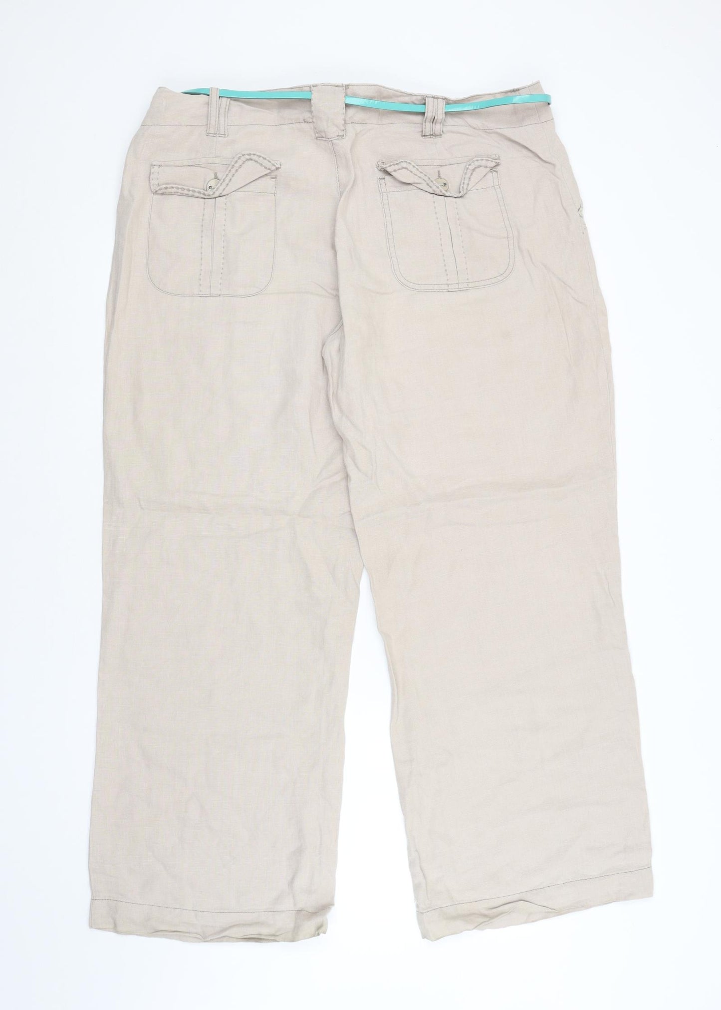 George Womens Beige   Trousers  Size 18 L29 in