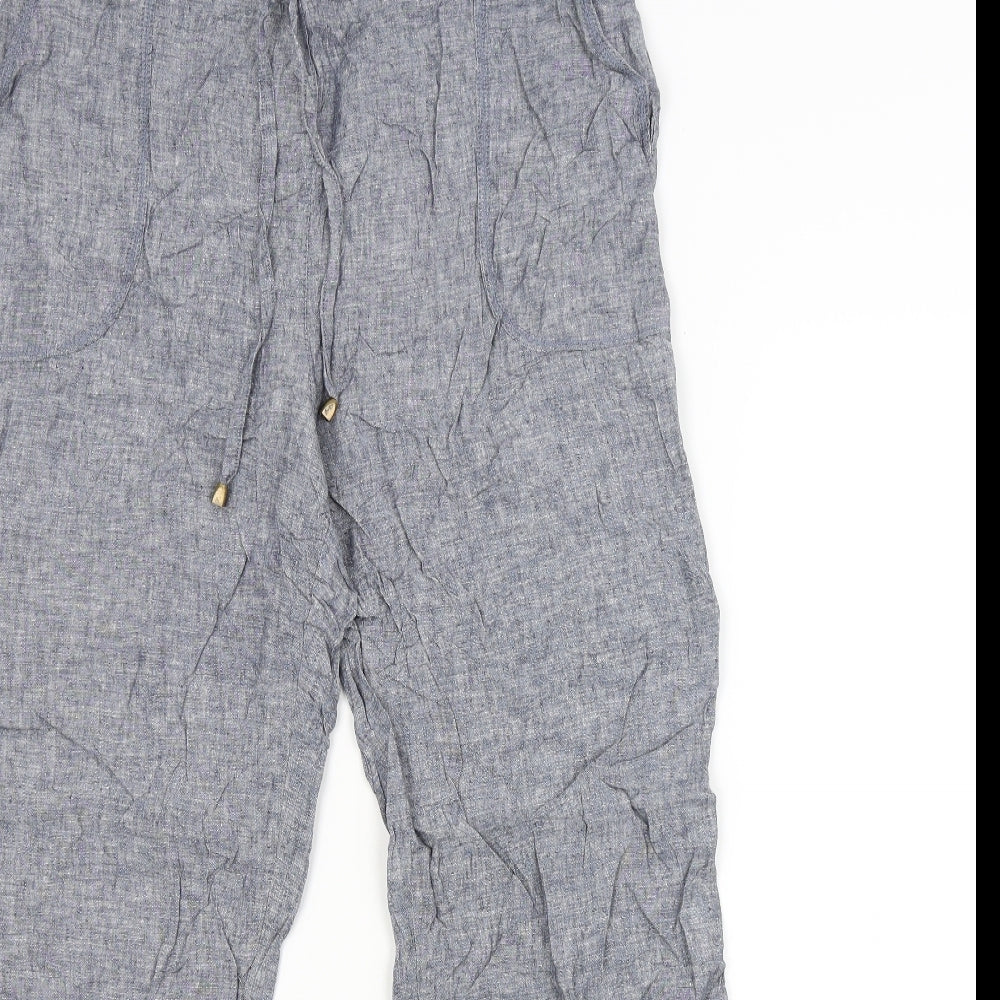 Bonmarché Womens Blue   Trousers  Size 16 L26 in