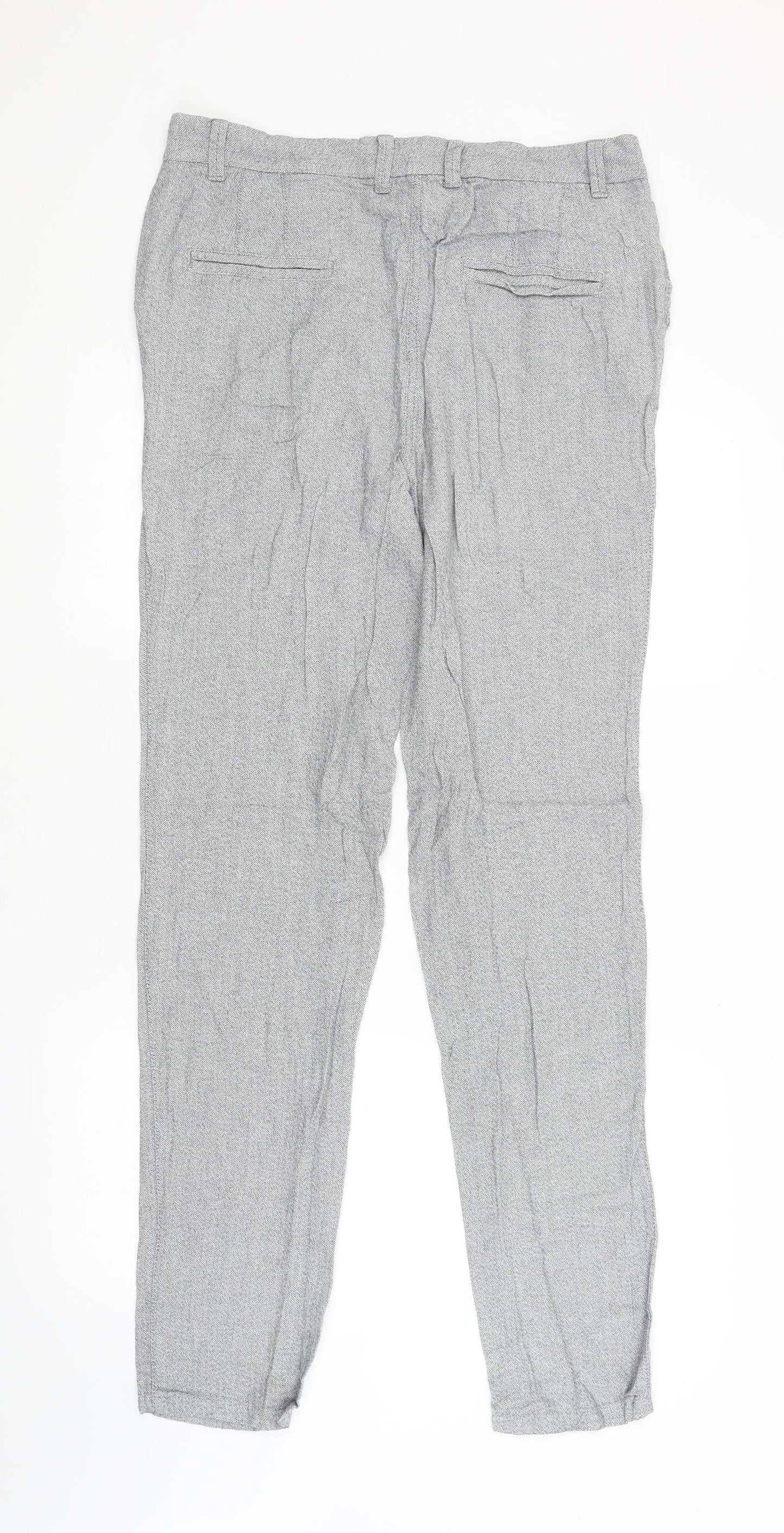 NEXT Womens Grey   Trousers  Size 12 L32 in