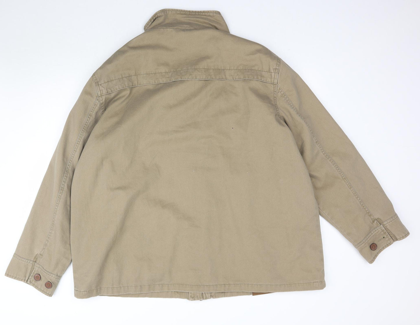 Brooker Mens Beige   Jacket Coat Size 3XL