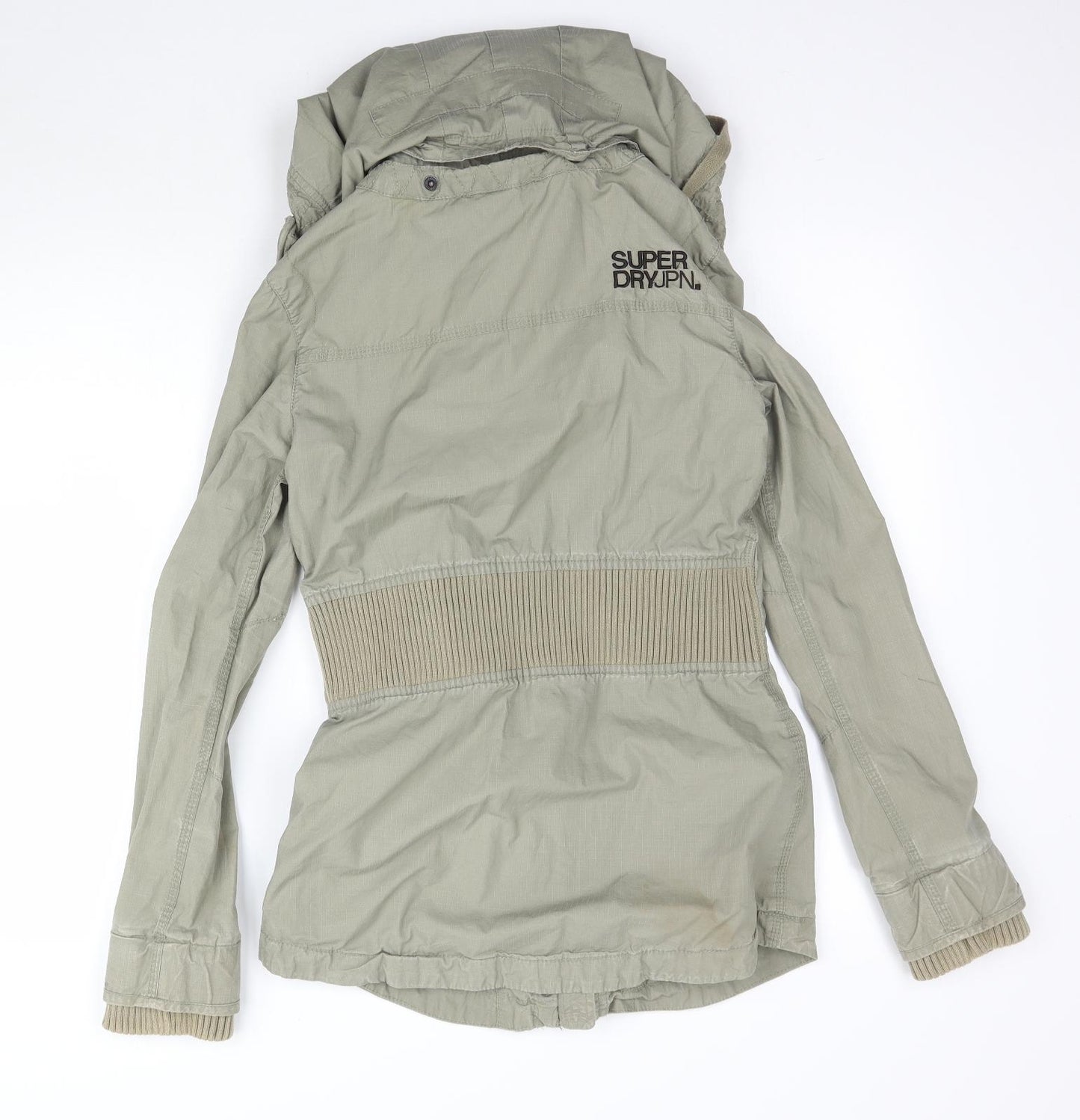 Superdry Womens Green   Overcoat Coat Size S