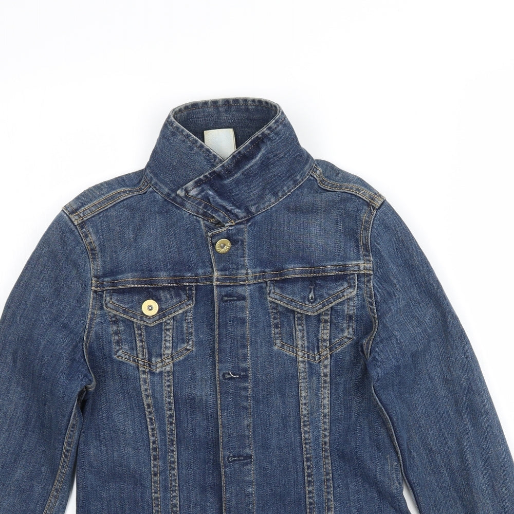 H&M Womens Blue  Denim Jacket  Size 6