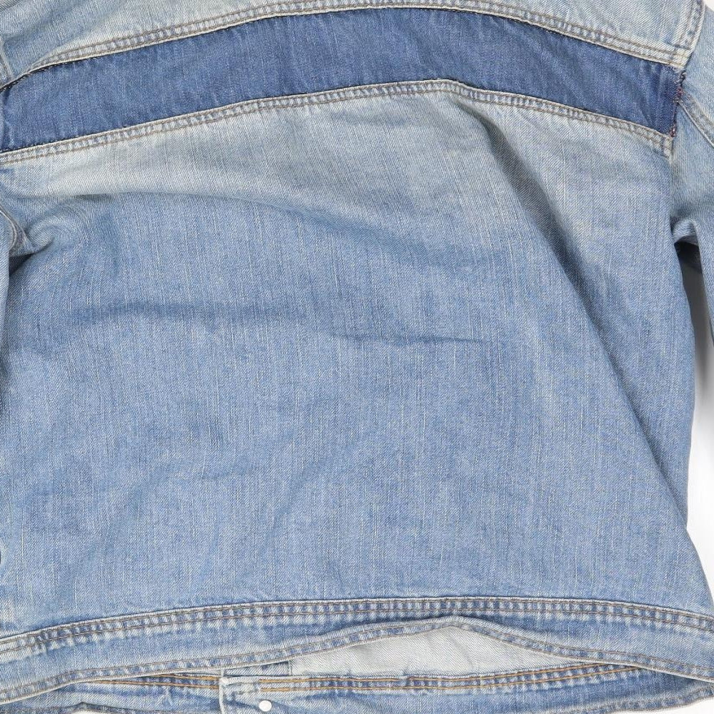 Topman Mens Blue  Denim Jacket  Size L