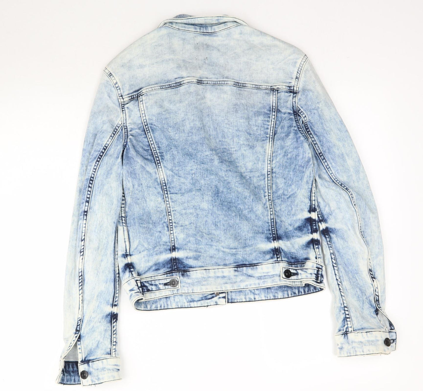 Replay Womens Blue  Denim Jacket  Size S  - Acid Wash