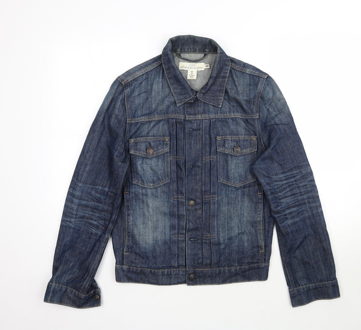 H&M Womens Blue  Denim Jacket  Size S