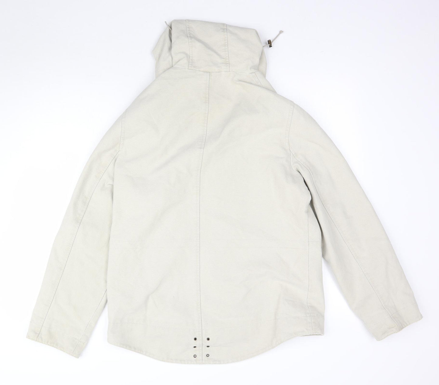 NEXT Womens Ivory  Denim Jacket Coat Size 12