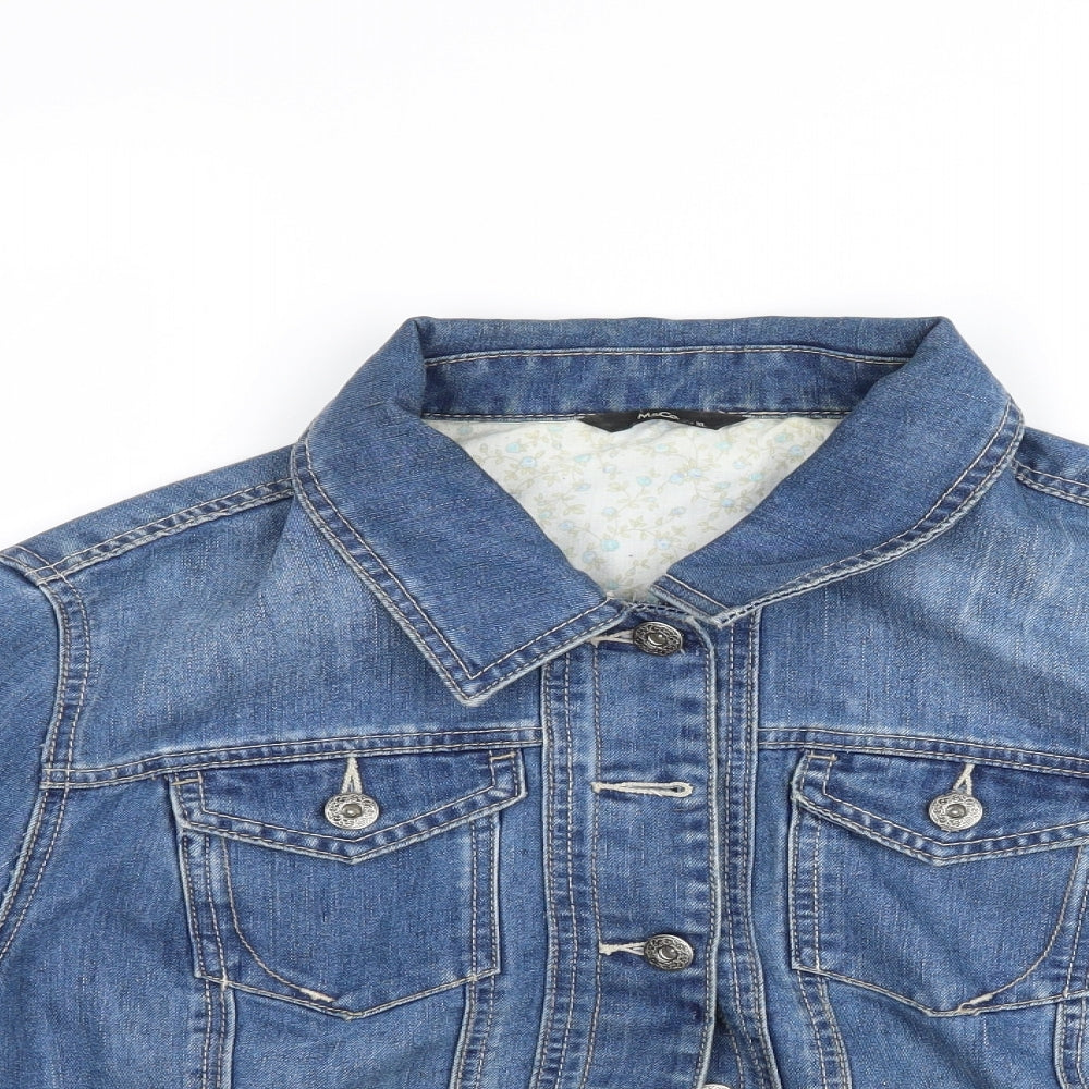 M&Co Womens Blue  Denim Jacket  Size 18