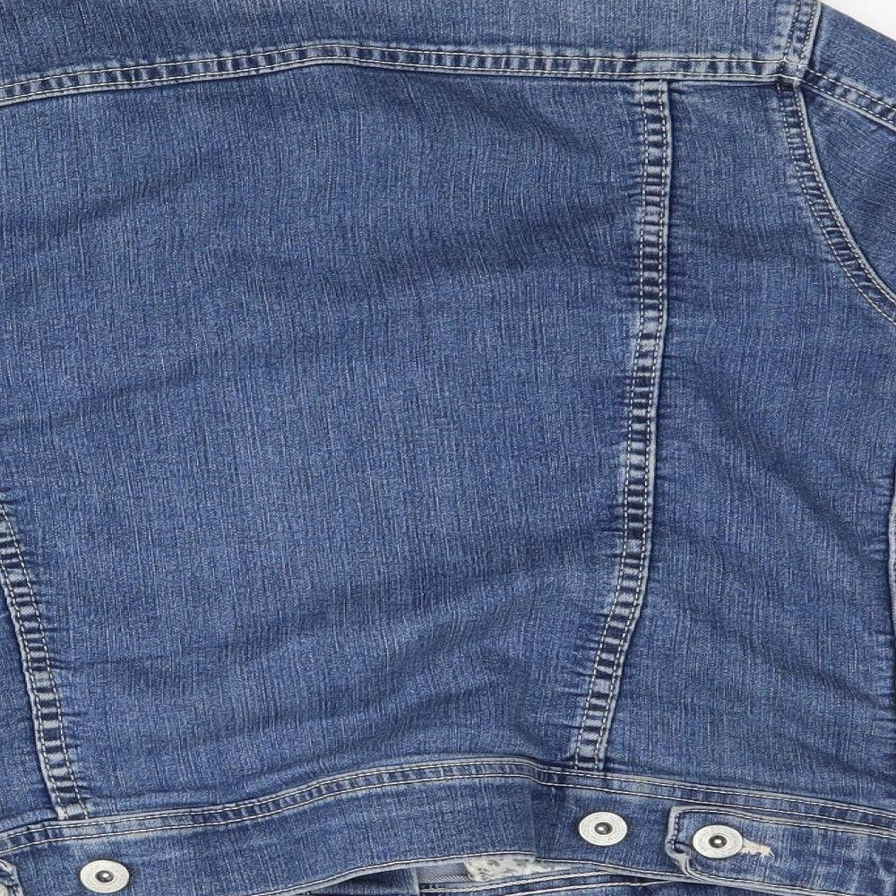 Monsoon Womens Blue  Denim Jacket  Size 12