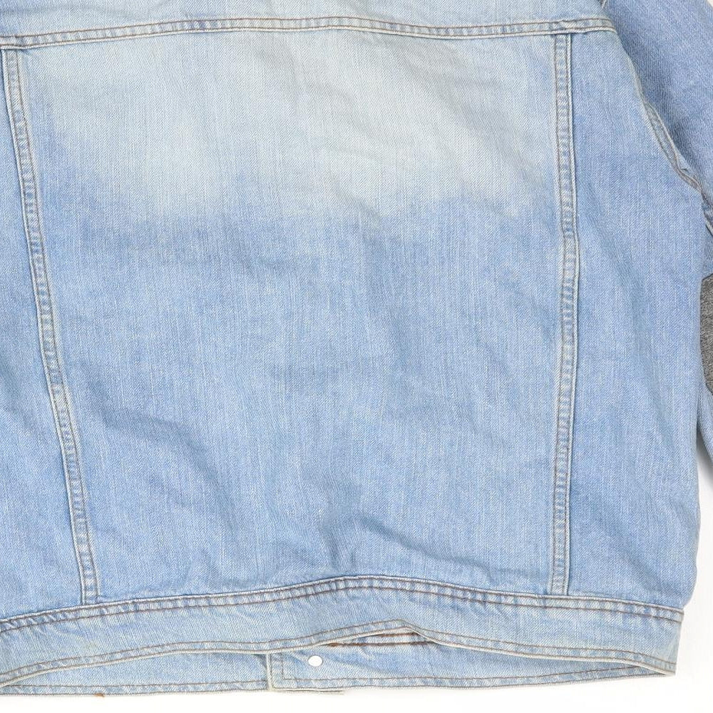 Topman Mens Blue  Denim Jacket  Size M