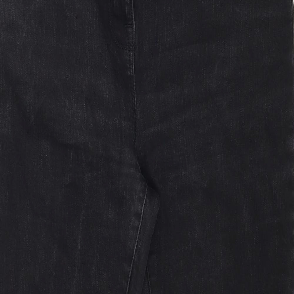 TU Womens Black  Denim Skinny Jeans Size 14 L28 in