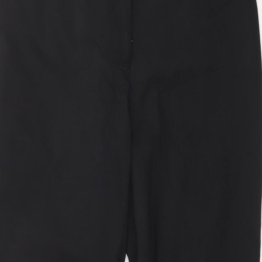H&M Womens Black   Trousers  Size 8 L29 in