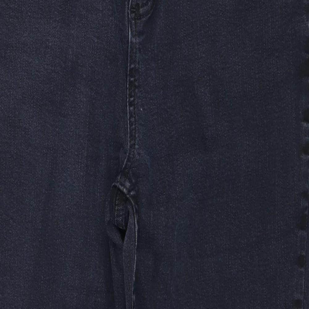 Marks and Spencer Womens Blue  Denim Skinny Jeans Size 14 L30 in
