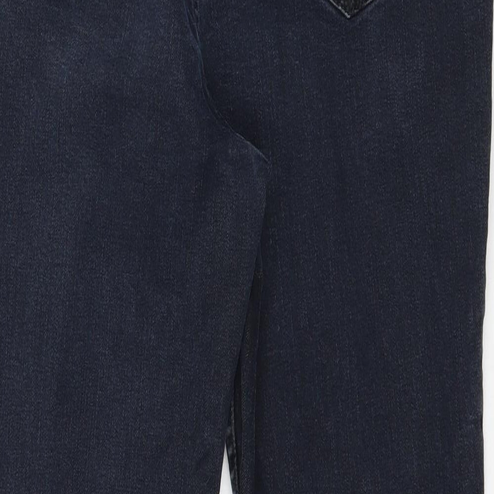 Marks and Spencer Womens Blue  Denim Skinny Jeans Size 14 L30 in