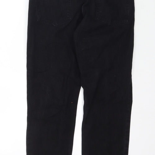 Queen Hearts Womens Black  Denim Skinny Jeans Size M L26 in