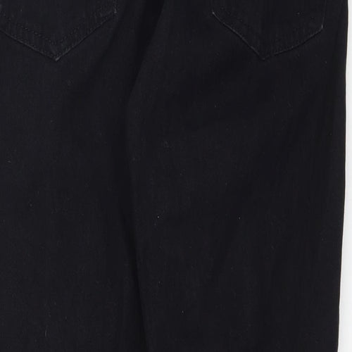 Queen Hearts Womens Black  Denim Skinny Jeans Size M L26 in