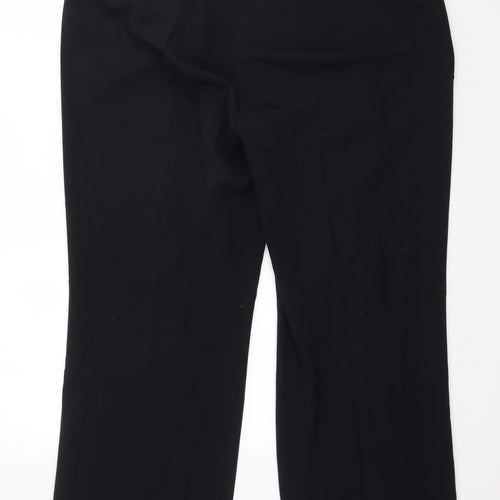 Marks and Spencer Womens Black   Trousers  Size 18 L28 in