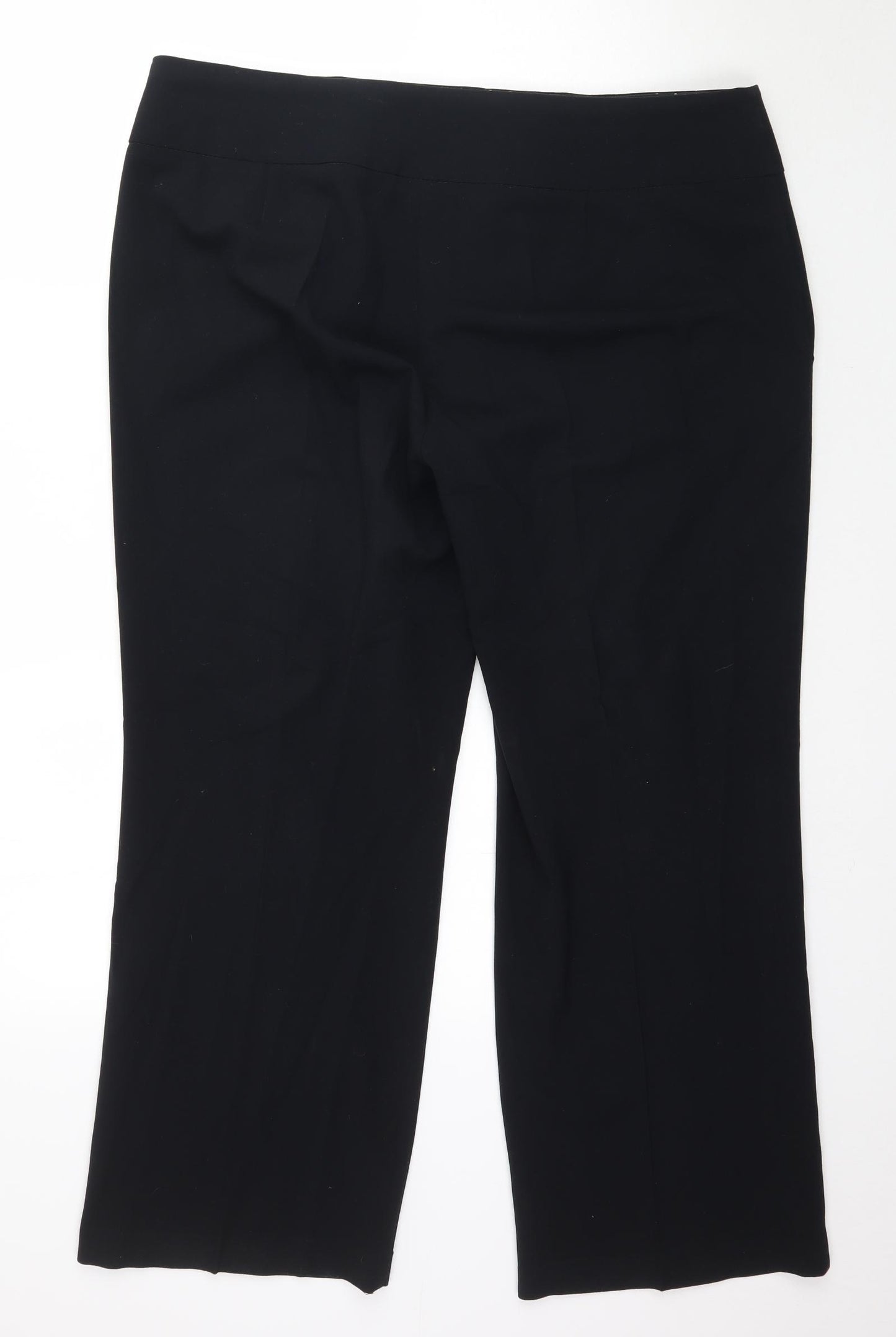Marks and Spencer Womens Black   Trousers  Size 18 L28 in