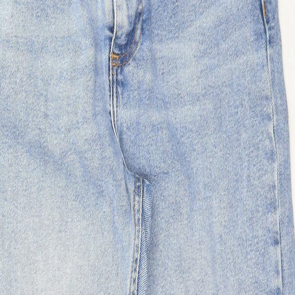 Denim Co. Womens Blue  Denim Cropped Jeans Size 10 L25 in