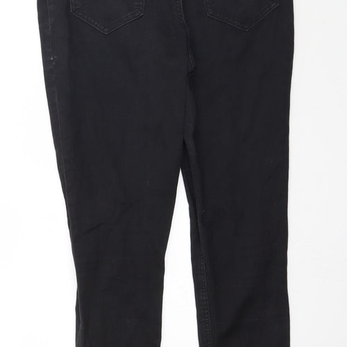 F&F Womens Black  Denim Jegging Jeans Size 12 L28 in