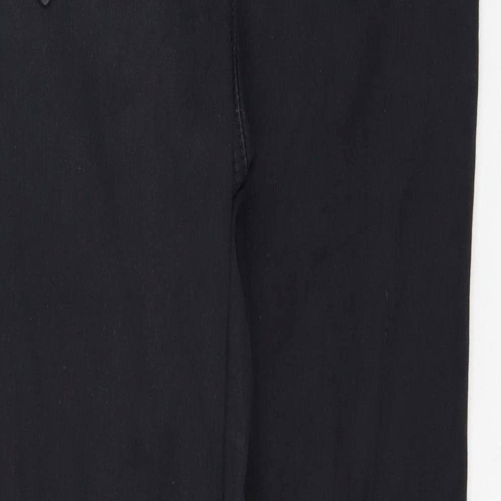 F&F Womens Black  Denim Jegging Jeans Size 12 L28 in