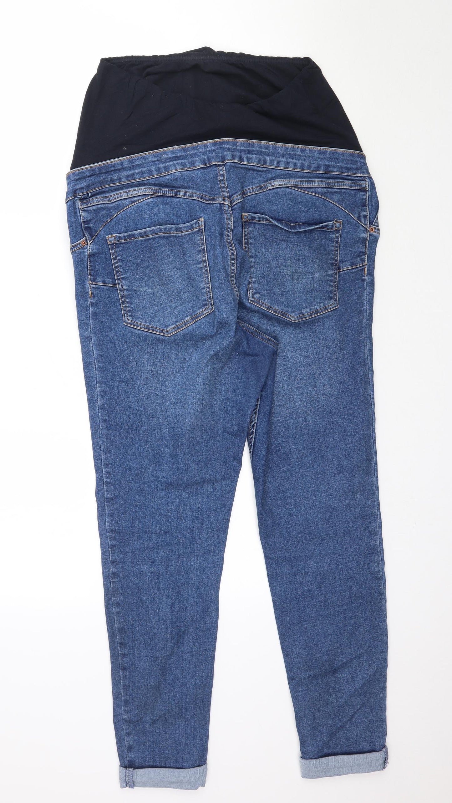 New Look Womens Blue  Denim Jegging Jeans Size 14 L26 in