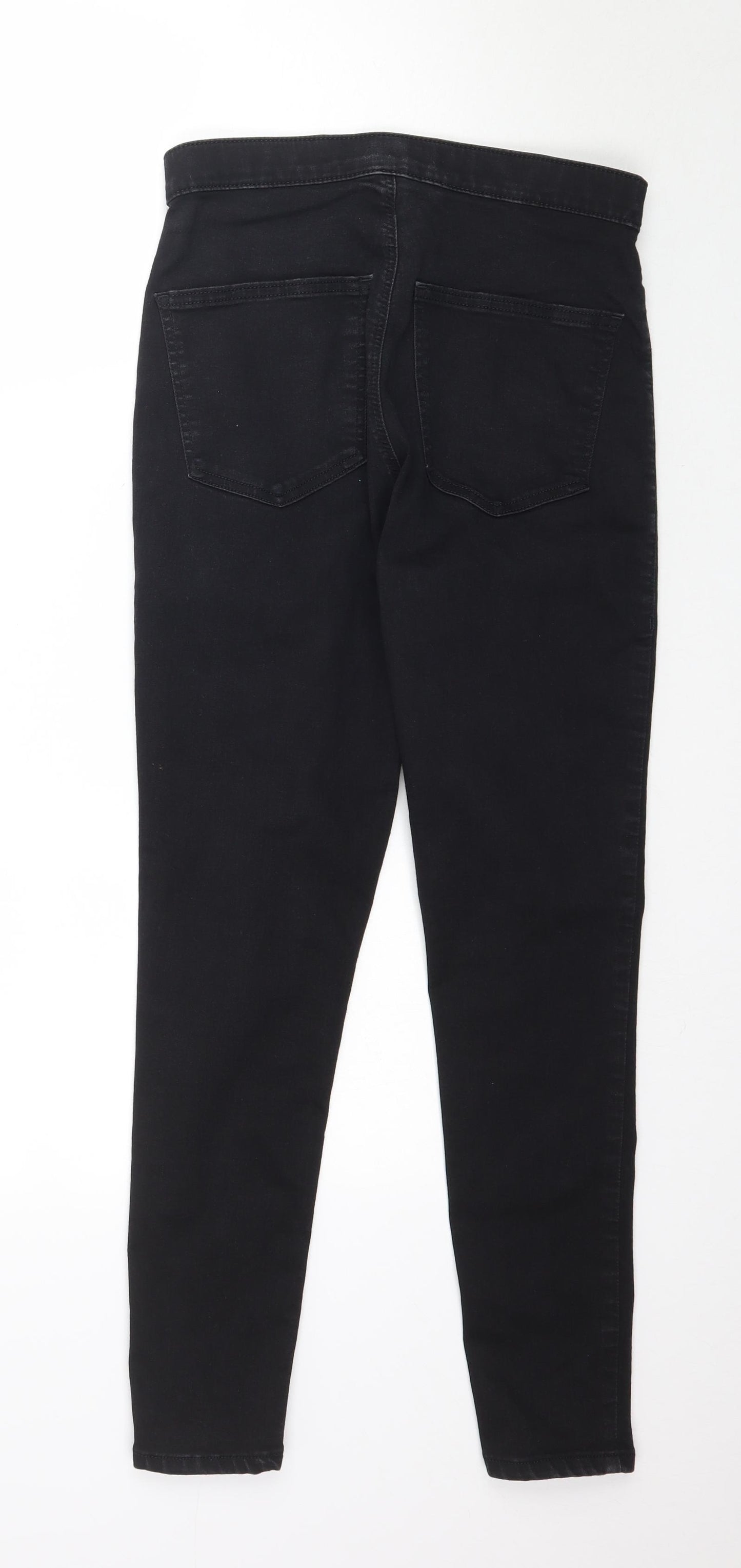 Preworn Womens Black  Denim Skinny Jeans Size 32 L27 in - Joni