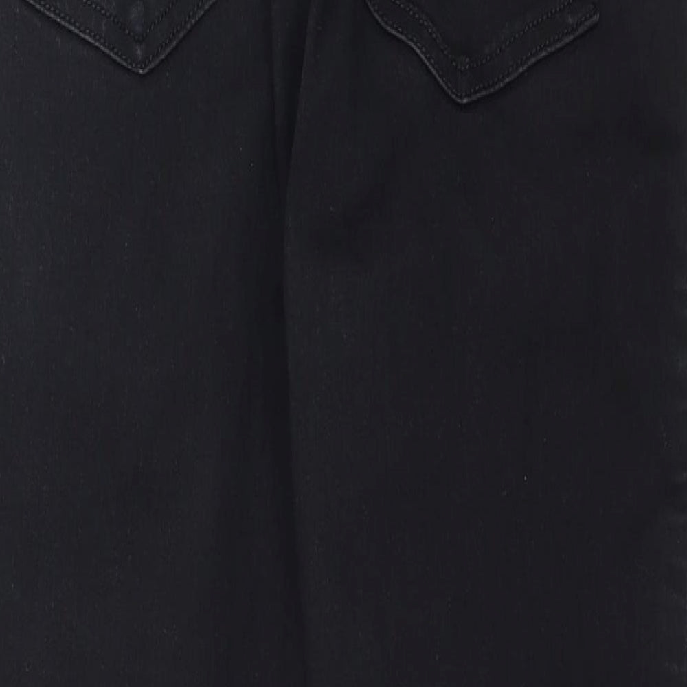Preworn Womens Black  Denim Skinny Jeans Size 32 L27 in - Joni