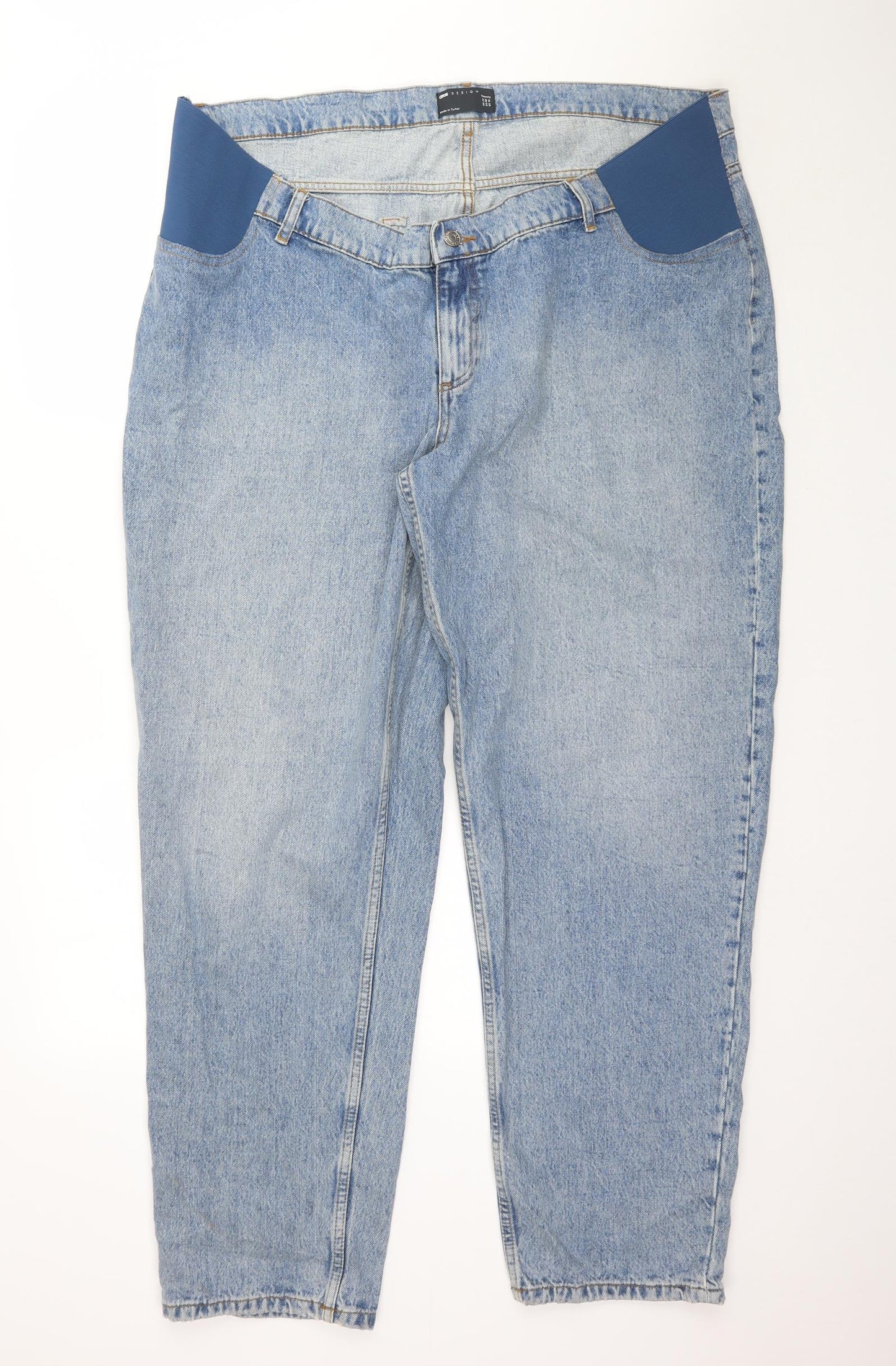 ASOS Womens Blue  Denim Skinny Jeans Size 20 L32 in