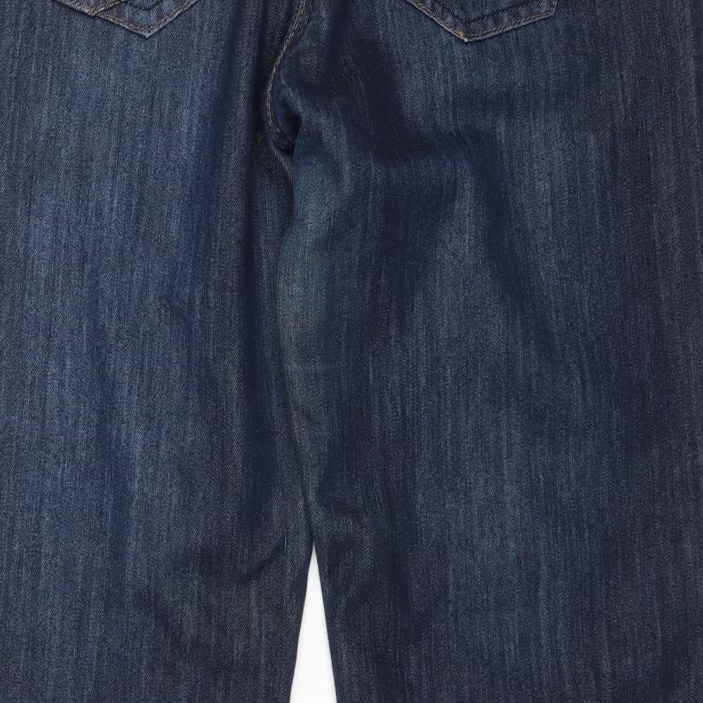 NEXT Womens Blue  Denim Boyfriend Jeans Size 16 L34 in