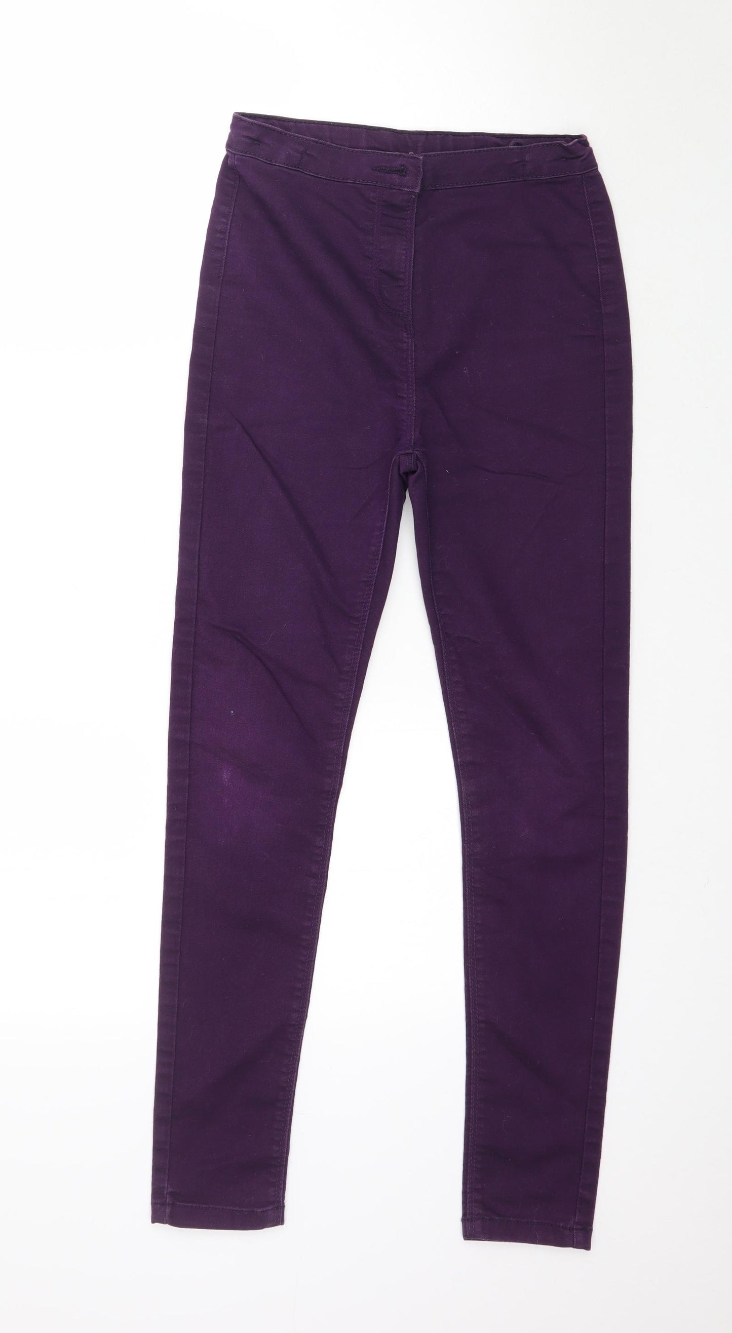 Matalan Girls Purple  Denim Skinny Jeans Size 13 Years