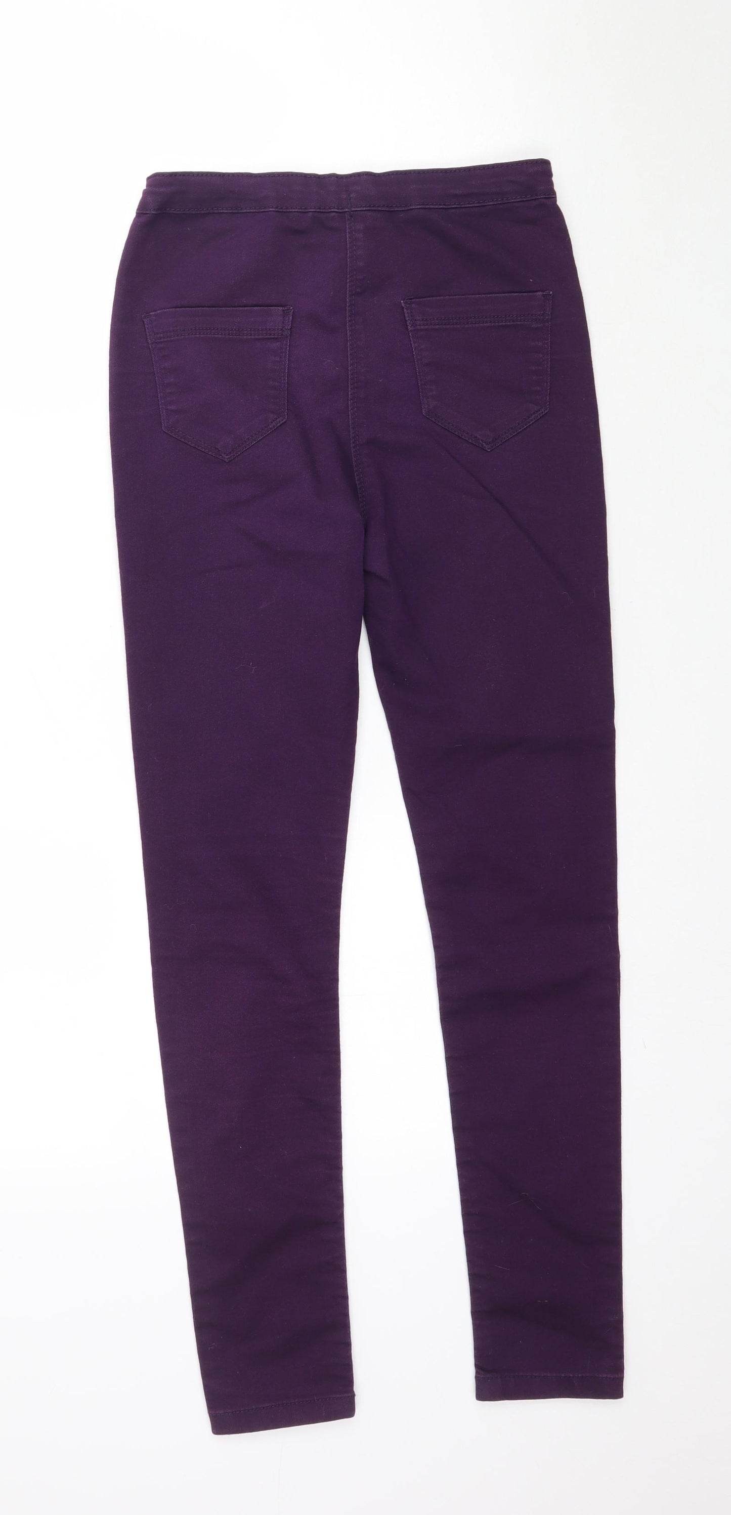 Matalan Girls Purple  Denim Skinny Jeans Size 13 Years