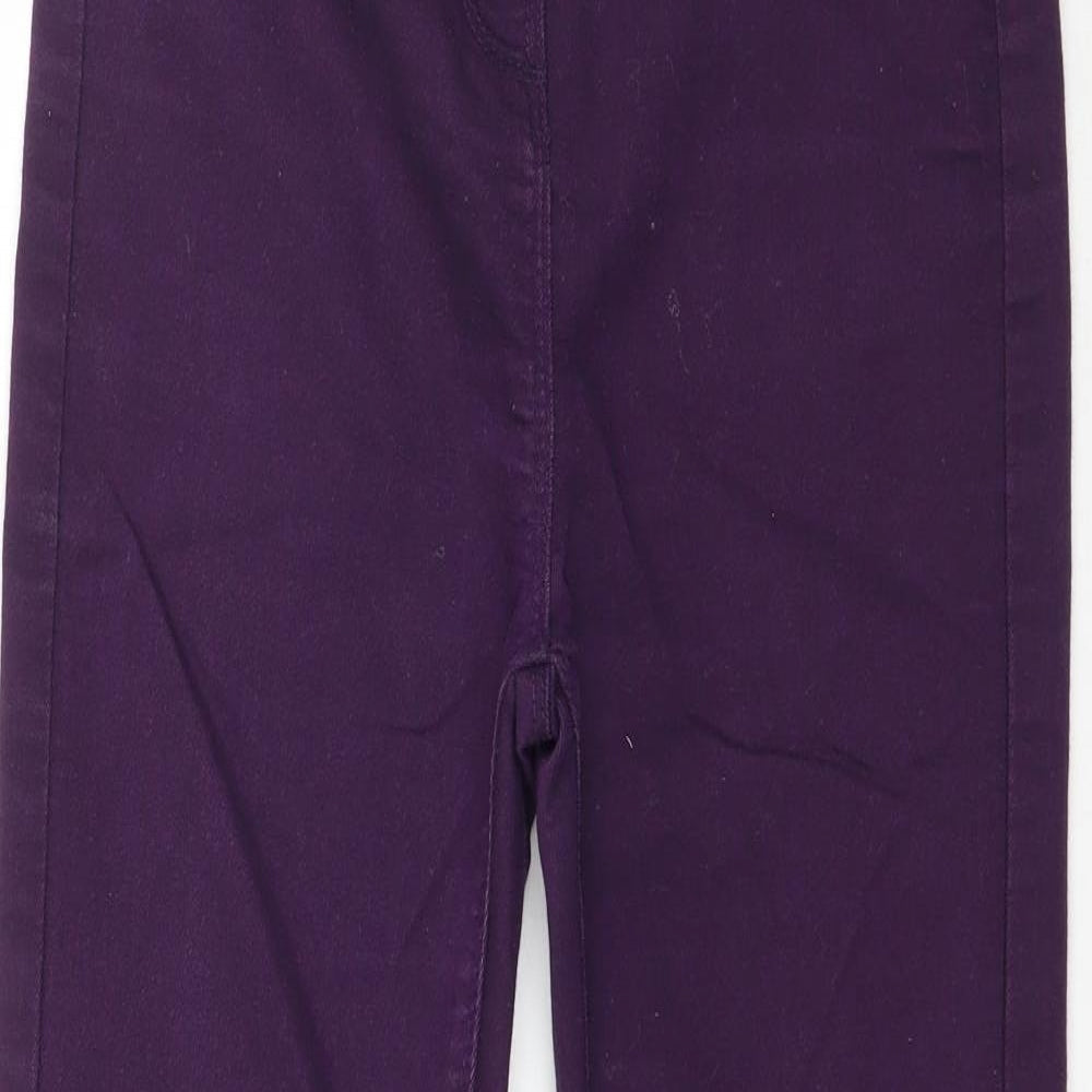 Matalan Girls Purple  Denim Skinny Jeans Size 13 Years