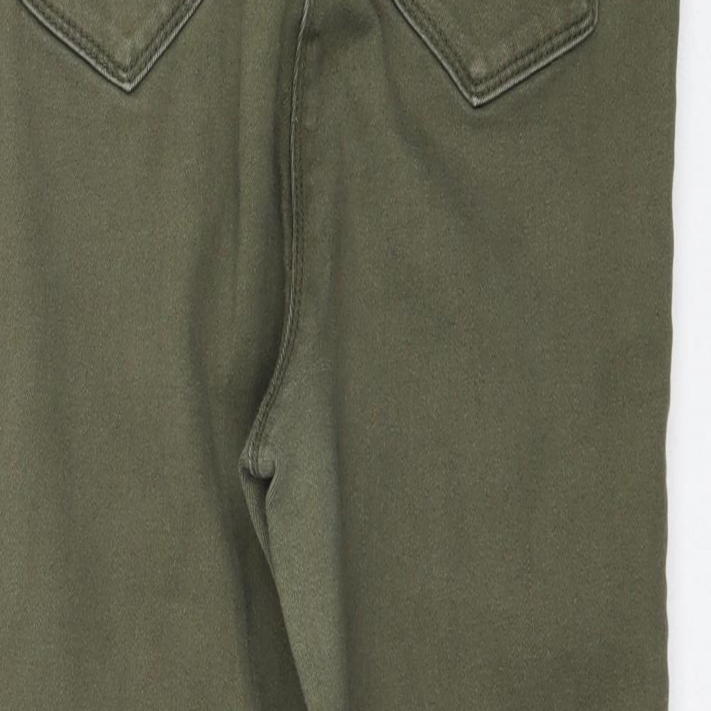 Matalan Womens Green  Denim Skinny Jeans Size 16 L29 in