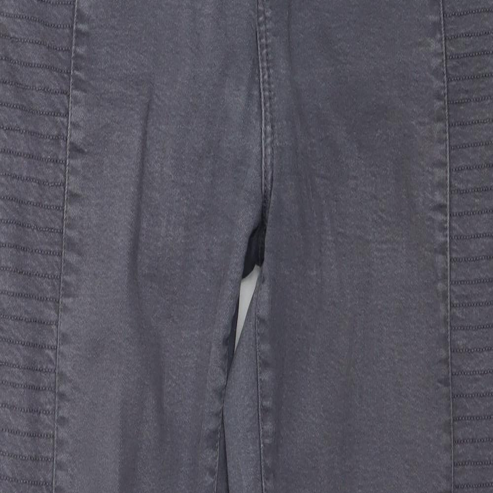Phase Eight Womens Grey  Denim Skinny Jeans Size 12 L28 in