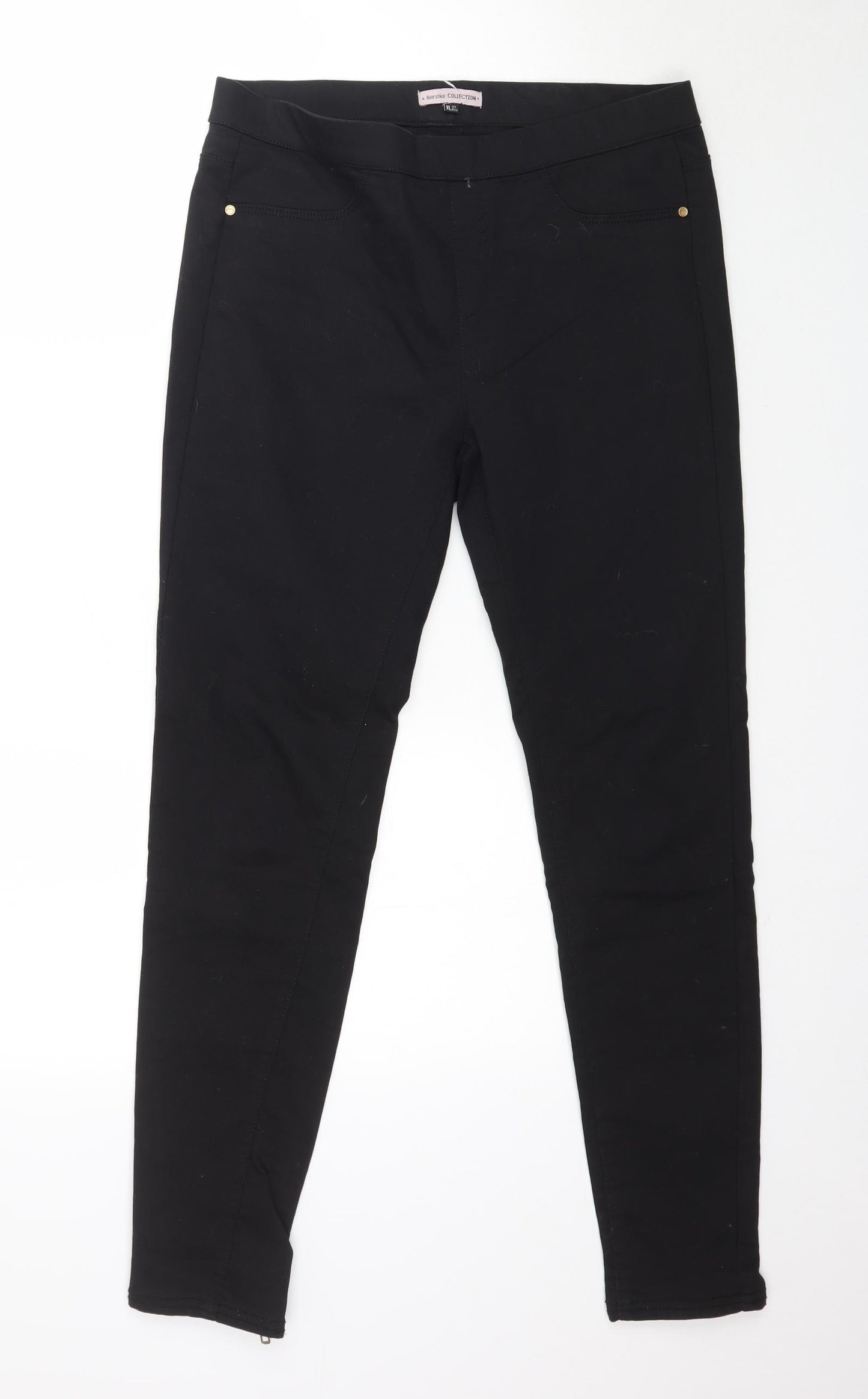 Bershka Womens Black   Trousers  Size XL L29 in