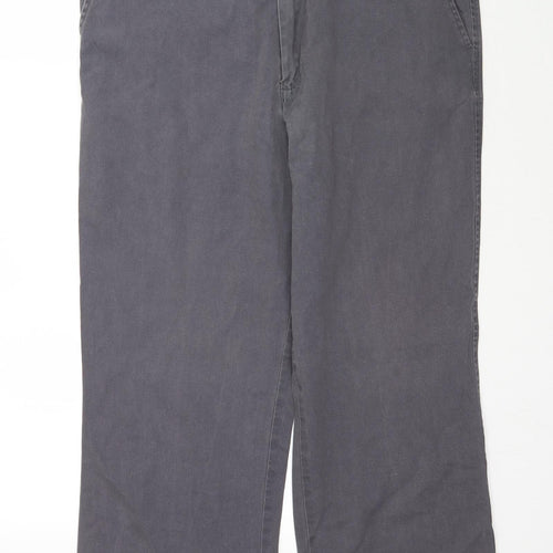 Marks and Spencer Womens Grey  Denim Straight Jeans Size 36 L27 in