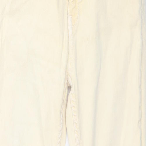 Zara Womens Yellow  Denim Jegging Jeans Size 10 L26 in