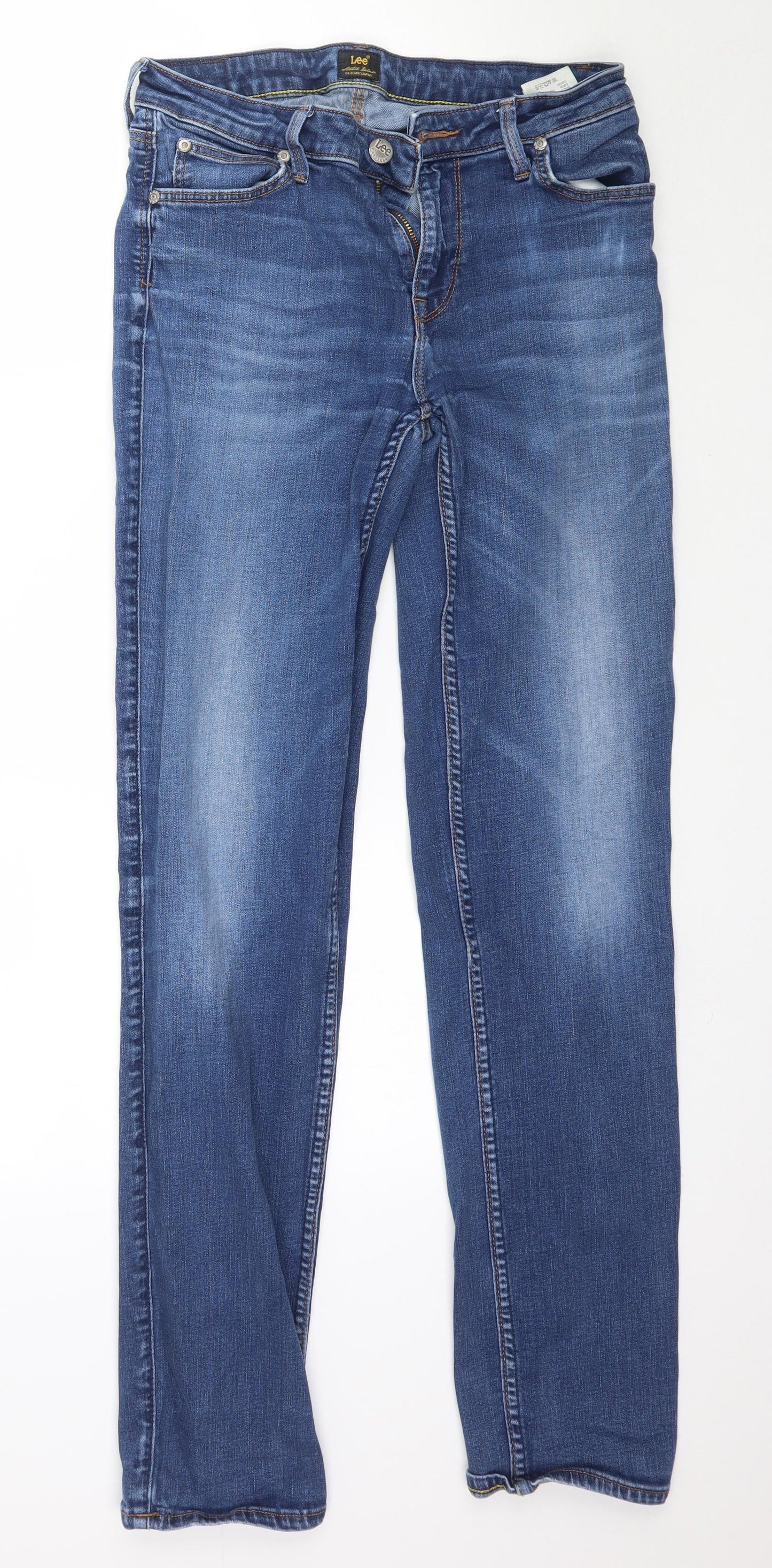 Lee Womens Blue  Denim Skinny Jeans Size 30 L32 in