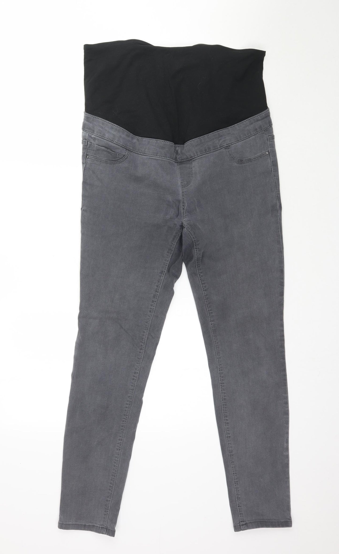 New Look Womens Grey  Denim Jegging Jeans Size M L28 in