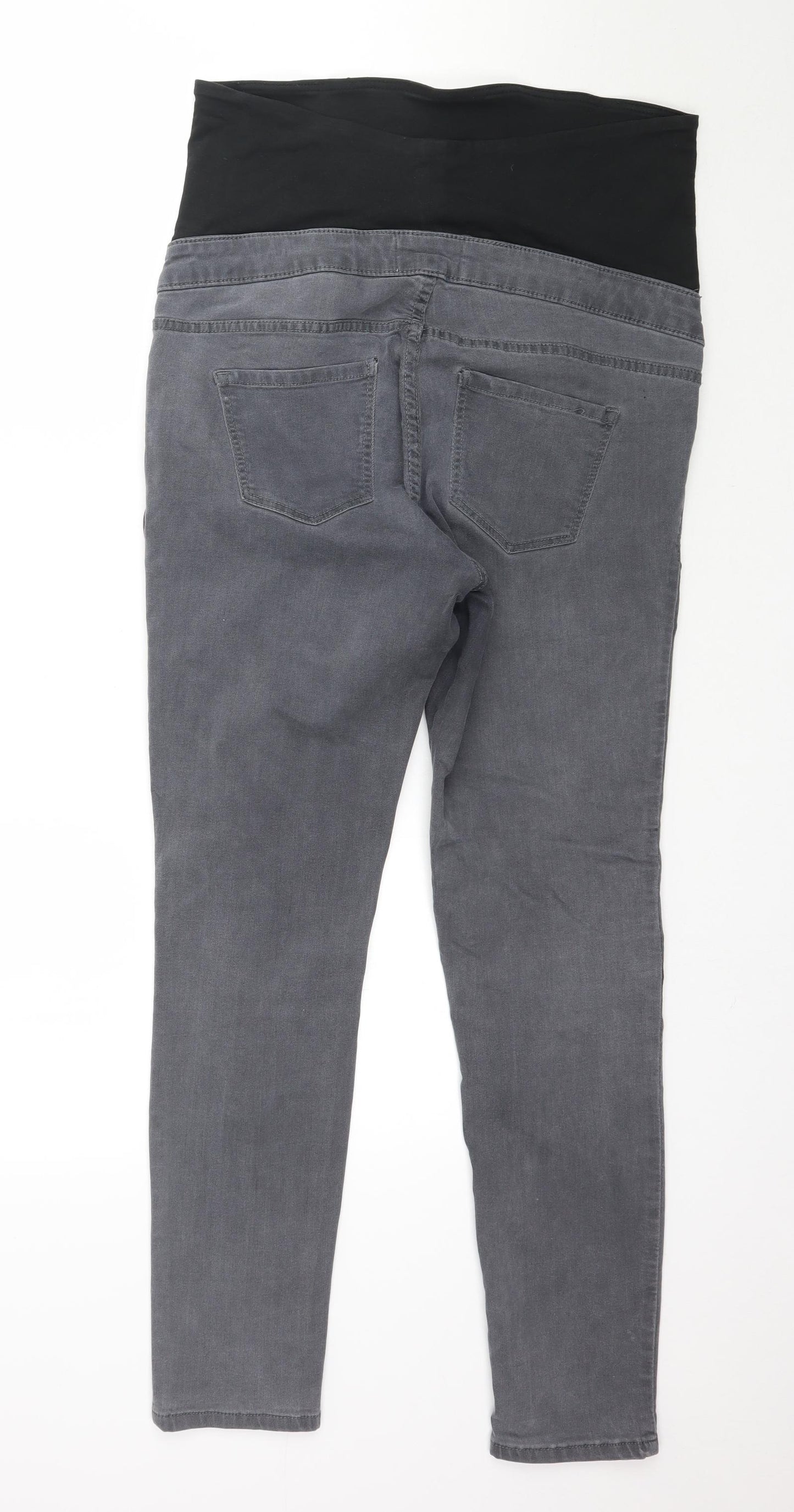 New Look Womens Grey  Denim Jegging Jeans Size M L28 in