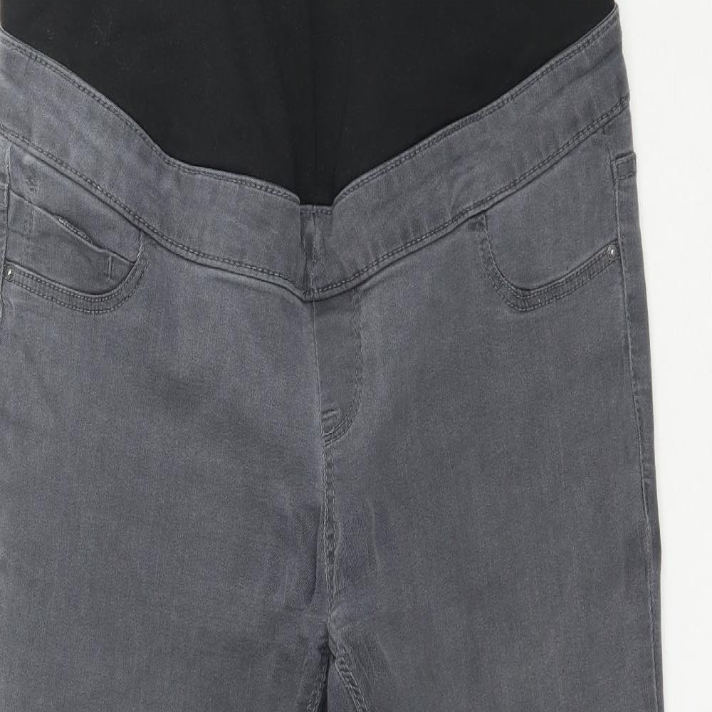 New Look Womens Grey  Denim Jegging Jeans Size M L28 in