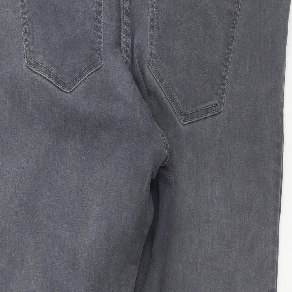 New Look Womens Grey  Denim Jegging Jeans Size M L28 in