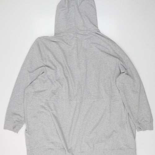 Yours Womens Grey   Pullover Hoodie Size 36