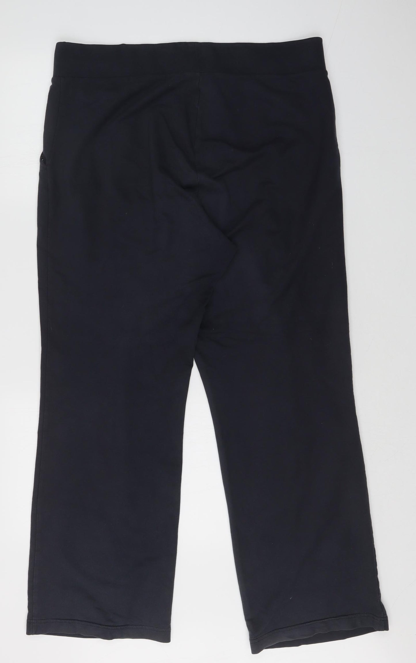 M&S Womens Blue   Sweatpants Trousers Size 16 L28.5 in