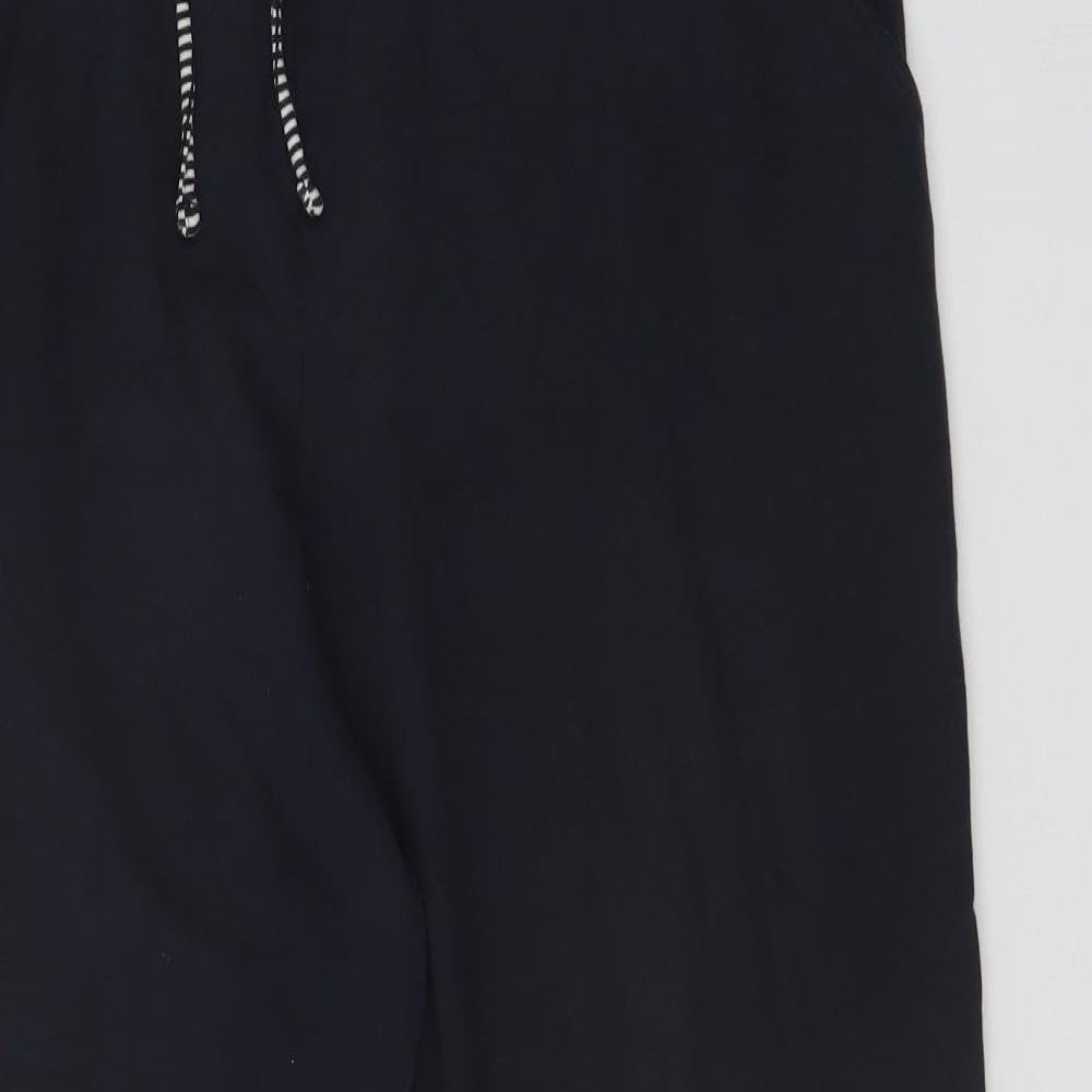 M&S Womens Blue   Sweatpants Trousers Size 16 L28.5 in