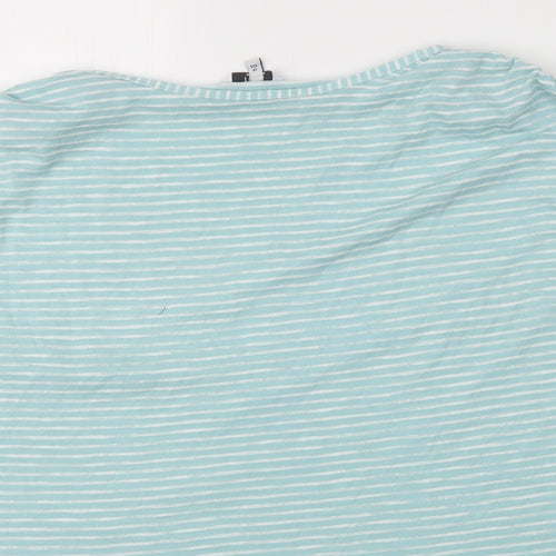 NEXT Womens Blue Striped   T-Shirt Size 14