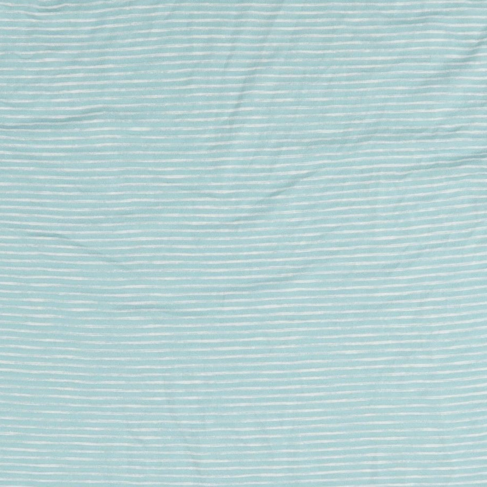 NEXT Womens Blue Striped   T-Shirt Size 14