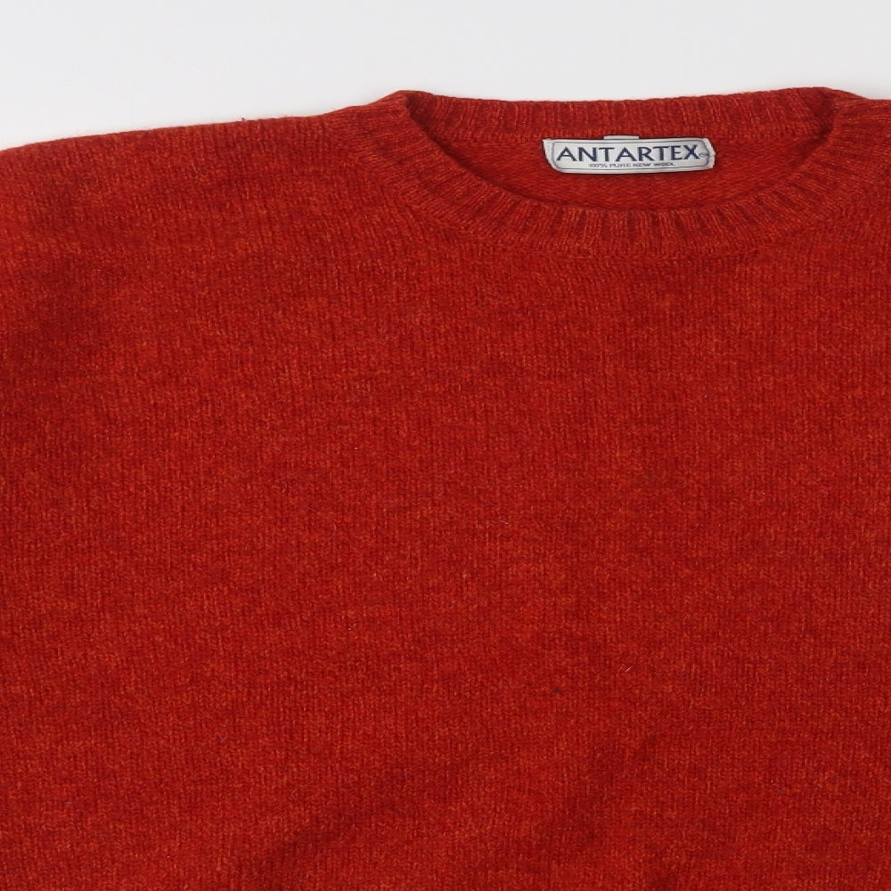 Antartex Mens Orange   Pullover Jumper Size XL