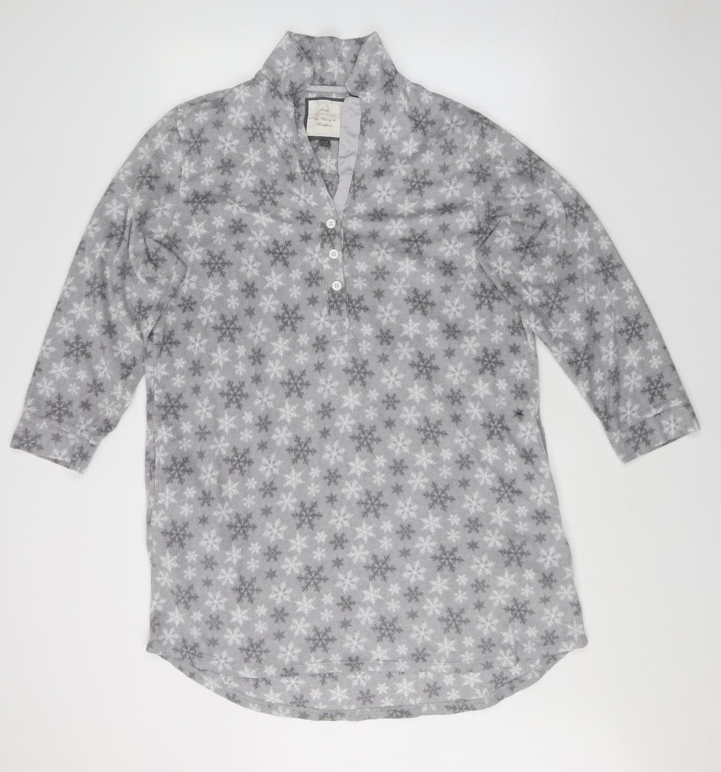 NEXT Womens Grey Geometric   Dress Size XL  - Christmas