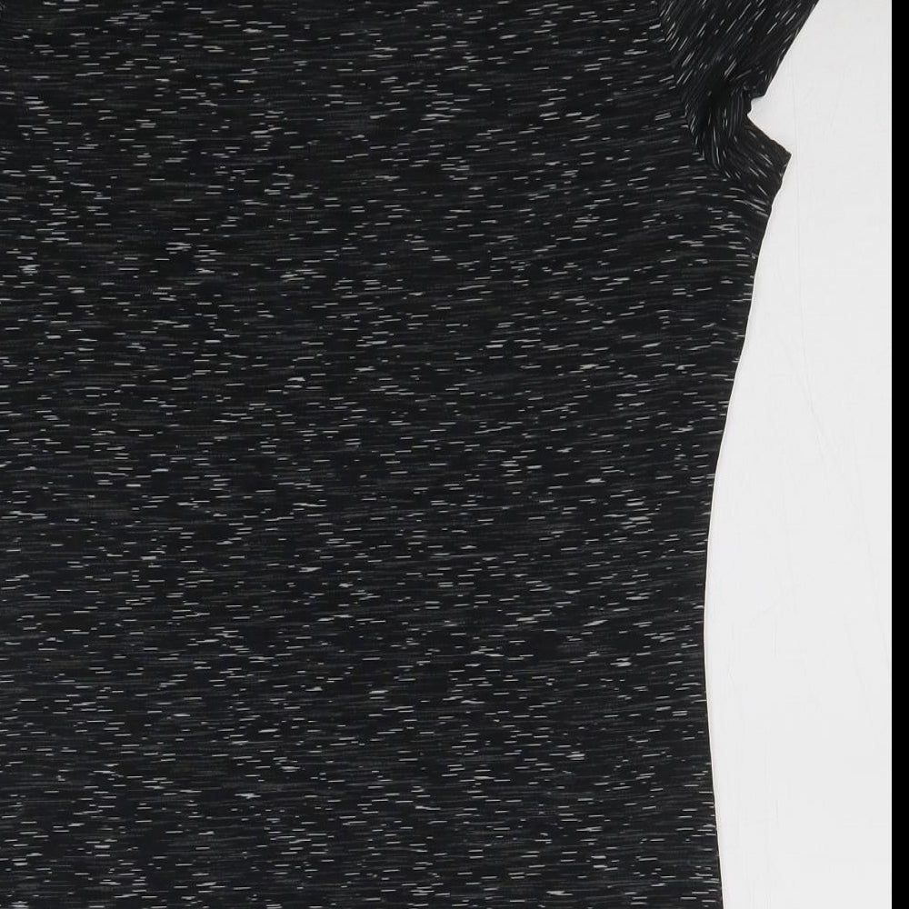 Athletic Works Womens Black   Basic T-Shirt Size M